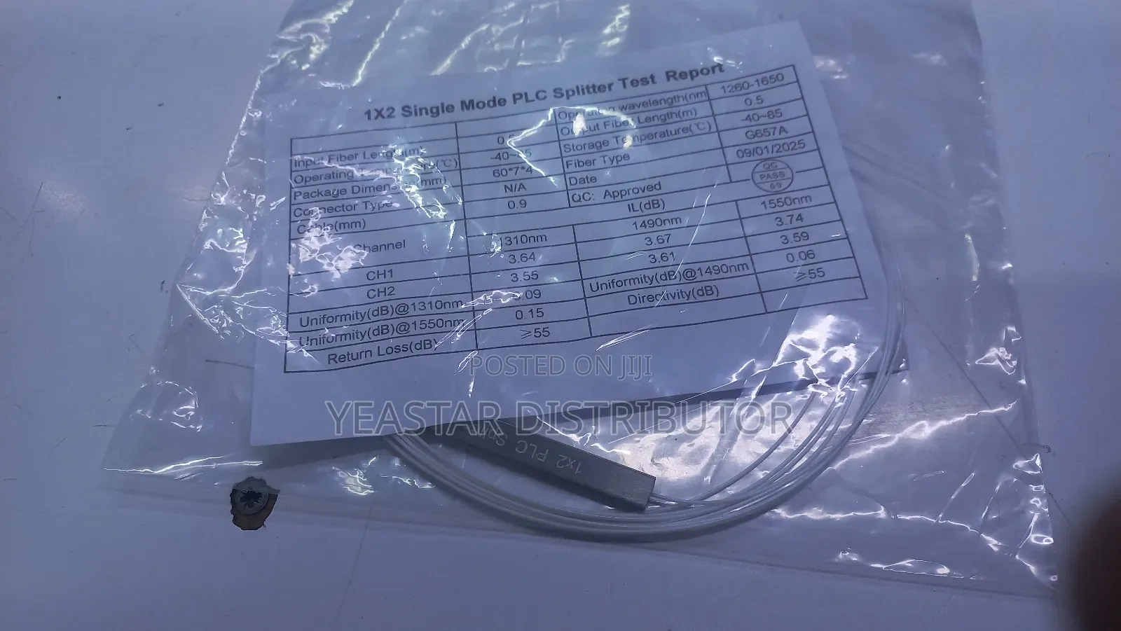 Fibre-Optic Splitter 1*2 Bare