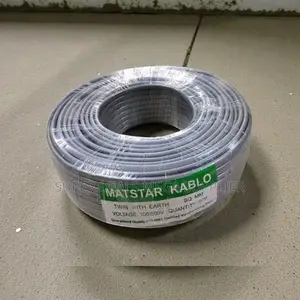 High Flexibility 1.5mm 90m Long Twin With Earth Flat Cable