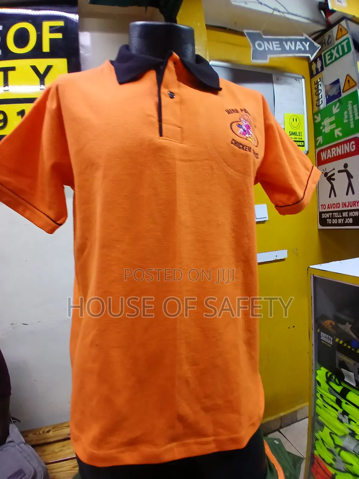 Branding Options Orange Polo
