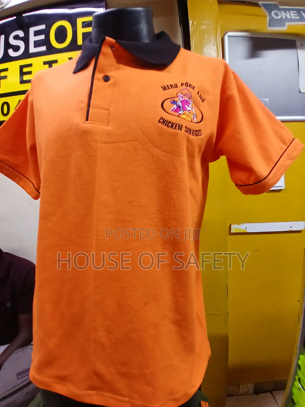 Branding Options Orange Polo