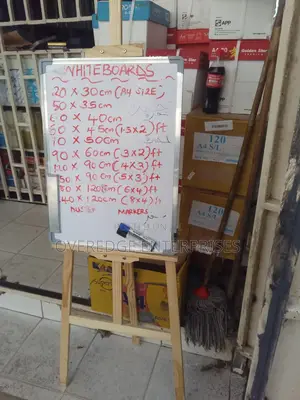 Whiteboard on Easel Wooden Stand Available