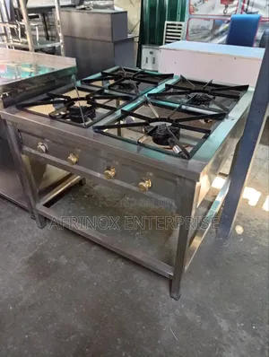Cooking Made Easy, Stainless Steel 4 Burner Cooker.