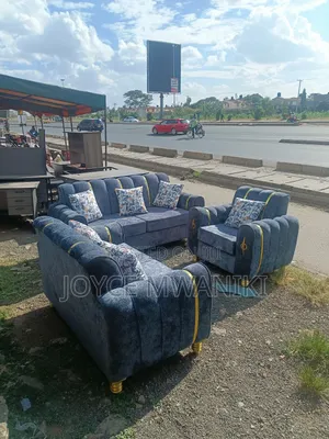 Sofa Set, 6 Seater, Grey 