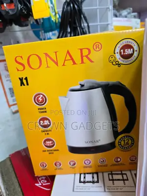 Sonar X1 Stainless Steel Electric Kettle 2.0l 1500w