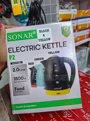 Sonar P2 2l Electric Kettle 1500w Fast Boil Cordless
