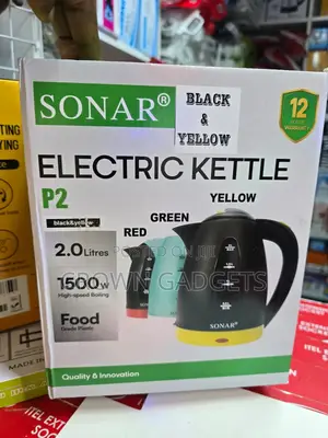 Sonar P2 Cordless Electric Kettle With Auto Shut-Off