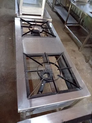 Gas Cooker Commercial Jiko, Two Burner Cooker