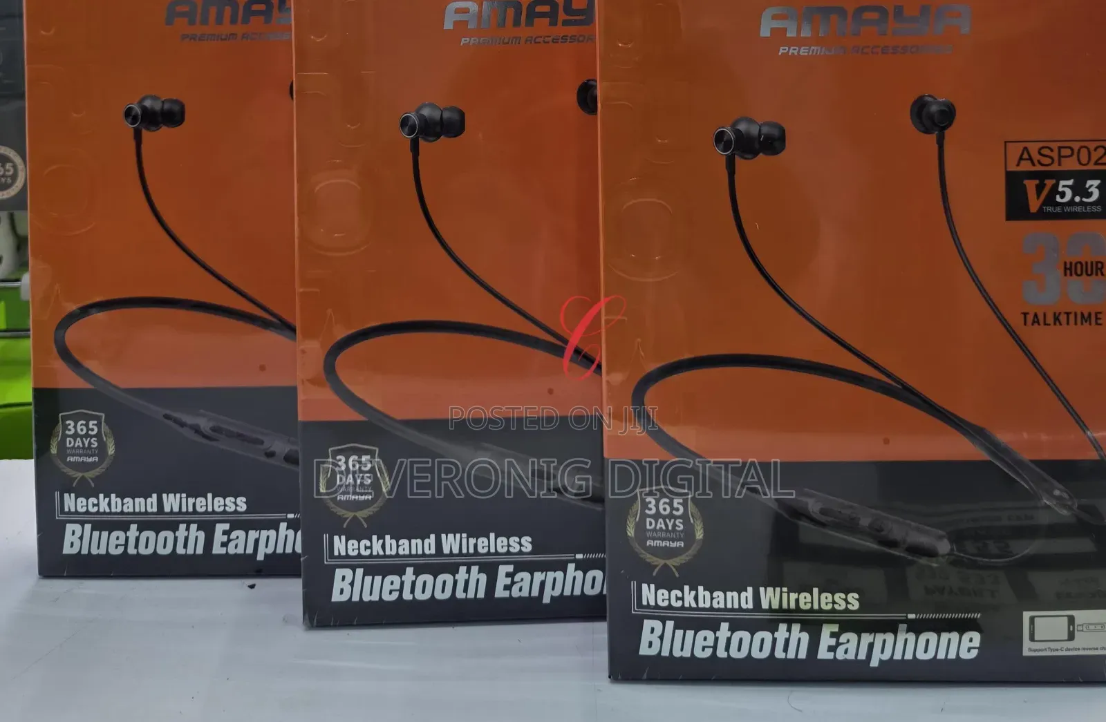 Amaya Asp02 *30hrs Talk Time* Wireless Bluetooth Neckband