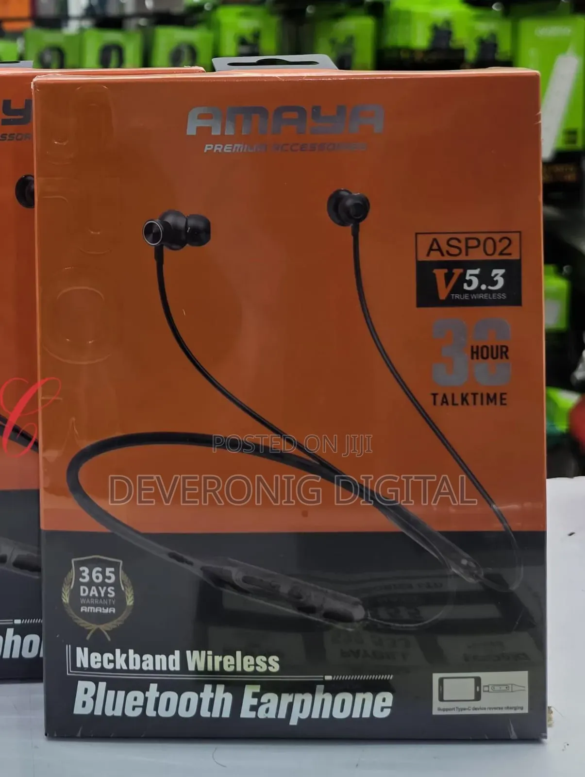 Amaya Asp02 *30hrs Talk Time* Wireless Bluetooth Neckband
