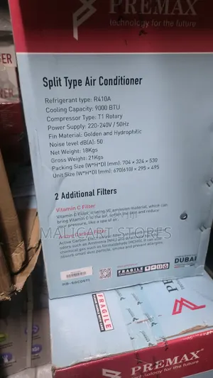 Premax Wall Split Air Conditioner 9000btu