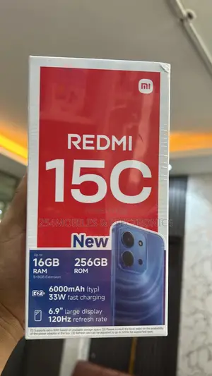 New Xiaomi Redmi 15C 4G 256 GB Red
