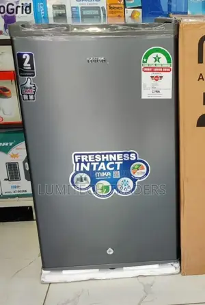 Mika One Door Defrost Refrigerator 92litres, Dark Silver