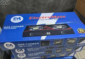 Electromate Glass Top Double Burner Cooker