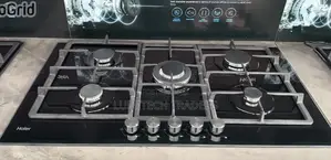 Haier 5-Burner Built-in Cooker Hob-S775b-Premium 75cm Glass Gas Hob