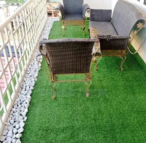 Designed To Last , Radiant Green Balcony Artificial Grass Carpet