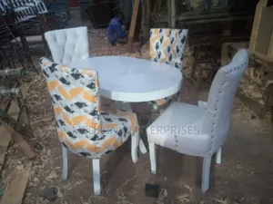 Mommy Best 4-Seater Mixed Fabric 4-Seater Dinning Table Set