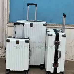 3 in 1 Laxurious Managerial Bossy Aliminium Flame Zippless Suitcase