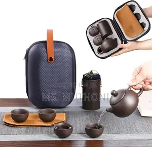 Travel Ceramic Kung Fu Teapot Set*