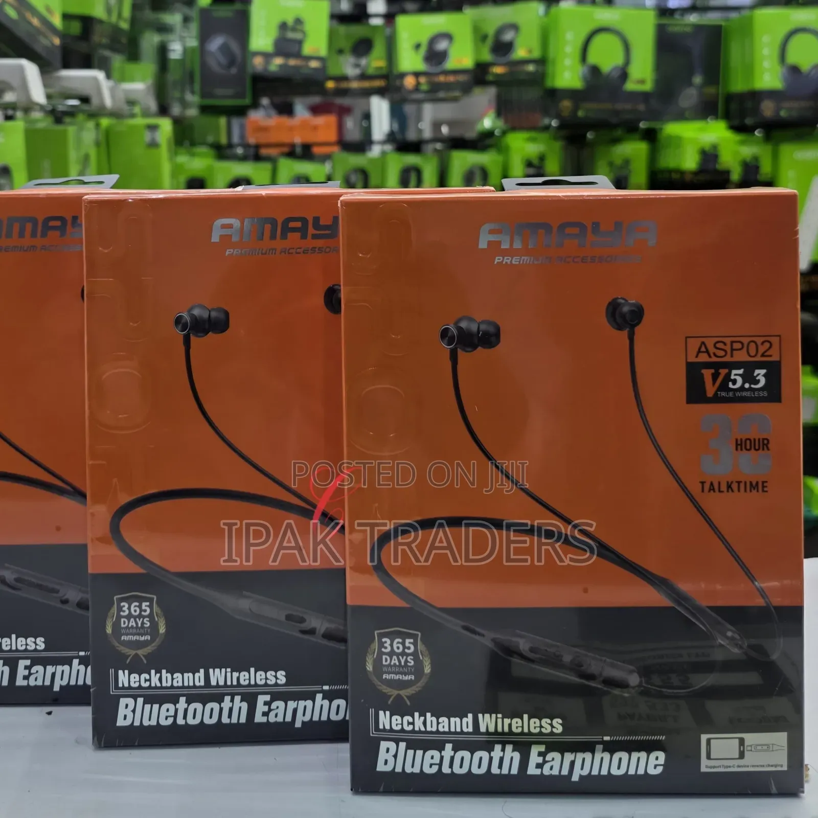 Amaya Asp02 *30hrs Talk Time* Wireless Bluetooth Neckband