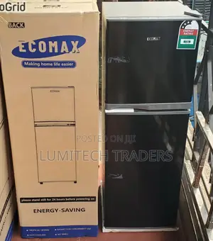 Ecomax 138 Litres Dark Silver Double Door Refrigerator