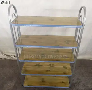 5 Tier Wooden Imported Shoe Rack