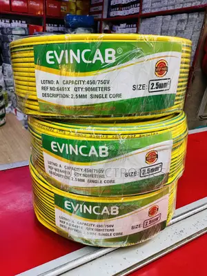 Evincab 2.5mm Single Core Wiring Cable 90m(Yellow Green) – Trusted