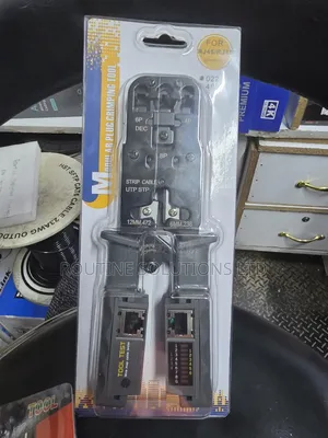 Rj45 Crimping Tool With Lan Tester