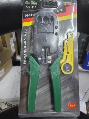 Rj45 / Rj11 Crimping Tool With Stripper