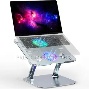 Stand Fan Metal Laptop Cooling Stand V 4.0 Adjustable Cooling Pad