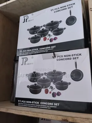 11-Pc Jp Nonstick Cookware Set + Free Pan! - Heavy Duty"