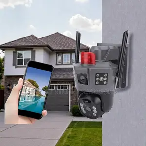 Live View Video Streaming Electric 4g PTZ Dual Lens Camera