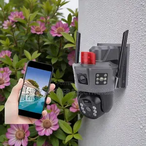 Cloud Storage Backup Electric 4g PTZ Dual Lens Security Camera