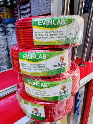 Evincab 2.5mm Single Core Wiring Cable 90m(Red) – Trusted Performance