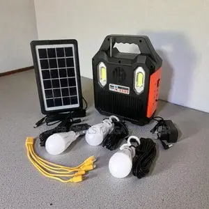 Reliable Quality Portable Home Solar Lighting System Kit With Fm Radio