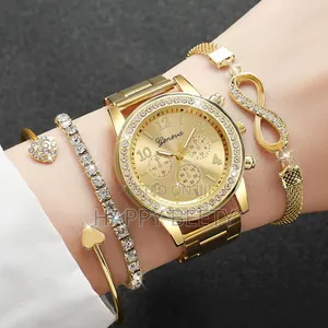 *4 in 1 Infinity Watch Set Elegant Ladies Set