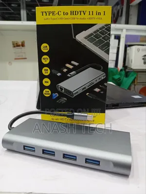 Type C to HDTV 11-in-1 Docking Station - Ultimate Laptop Hub