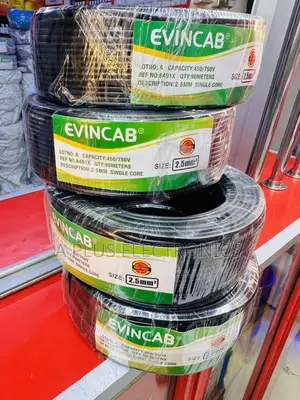 Evincab 2.5mm Single Core Wiring Cable 90m(Black) – Clean Top