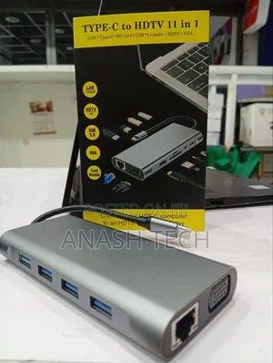 11 in 1 Type C to Hdmi Macbook Adapter With 11 Other Ports