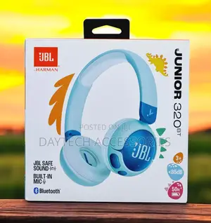 JBL Junior 320bt Wireless on-Ear Kids Headphones (Purple)