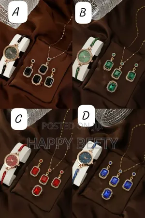 *4pc Set Elegant Ladies Gift Set*(Diamond)