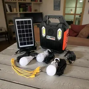 Longer Lasting Portable Home Solar Lighting System Kit With Usb Ports
