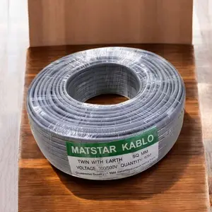Cost-Effective Durable 2.5mm 90m Twin With Earth Flat Electrical Cable
