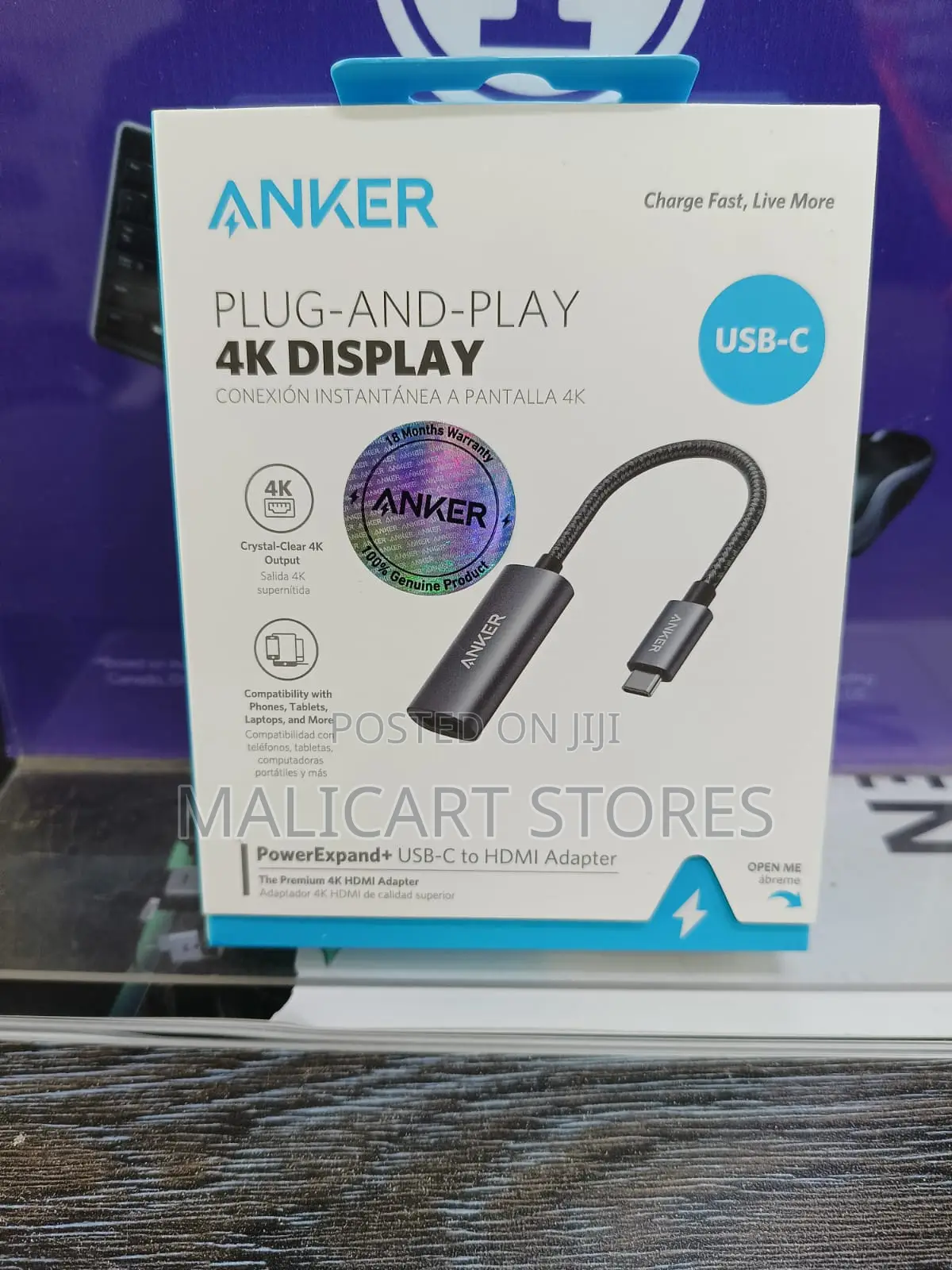 Anker Usb-C to Hdmi Gray