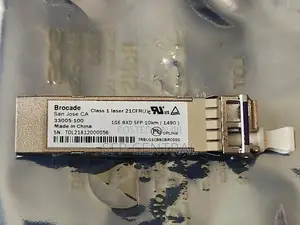 Brocade Bidi SFP for Huawei E1mg-BXD 1490nm/1310nm 10km SMF Pair