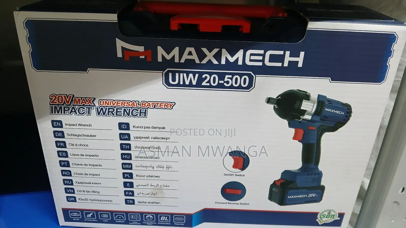 Cordless Impact Wrench Uiw 20–500