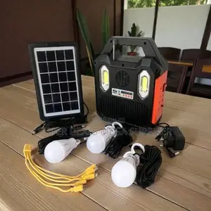 Efficient and Convenient Portable Home Solar Lighting System Kit Usb