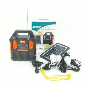 Easy to Install Portable Home Solar Lighting System Kit With Led Bulbs