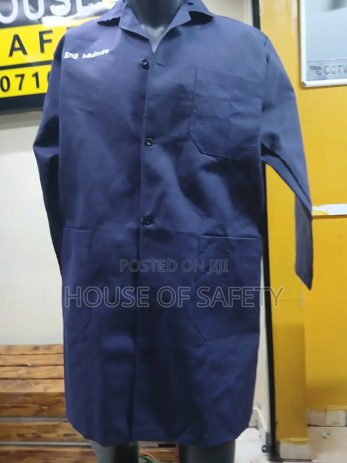 Bdust Aprons and Coats Navy Blue