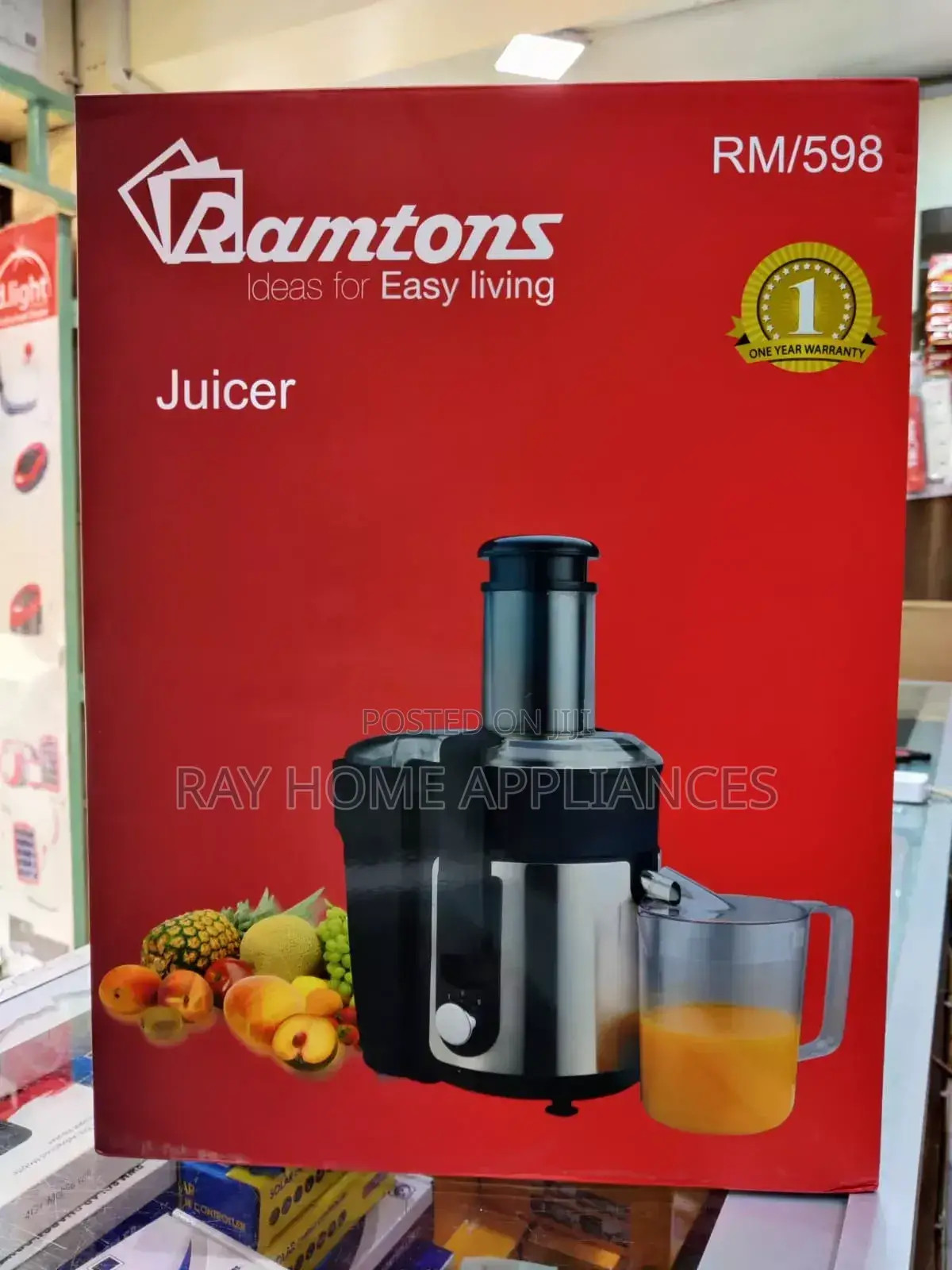 Ramtons Juicer Rm598 800w