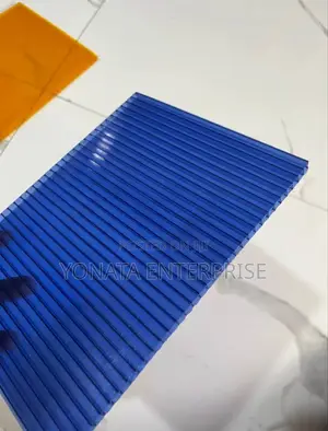 Blue Double-Wall Polycarbonate Sheet 8mm Available